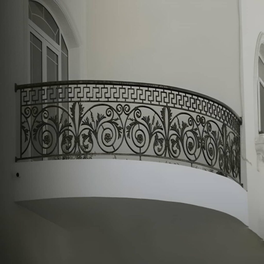 نرده بالکن با اجرای تخصصی نمای بیرونی