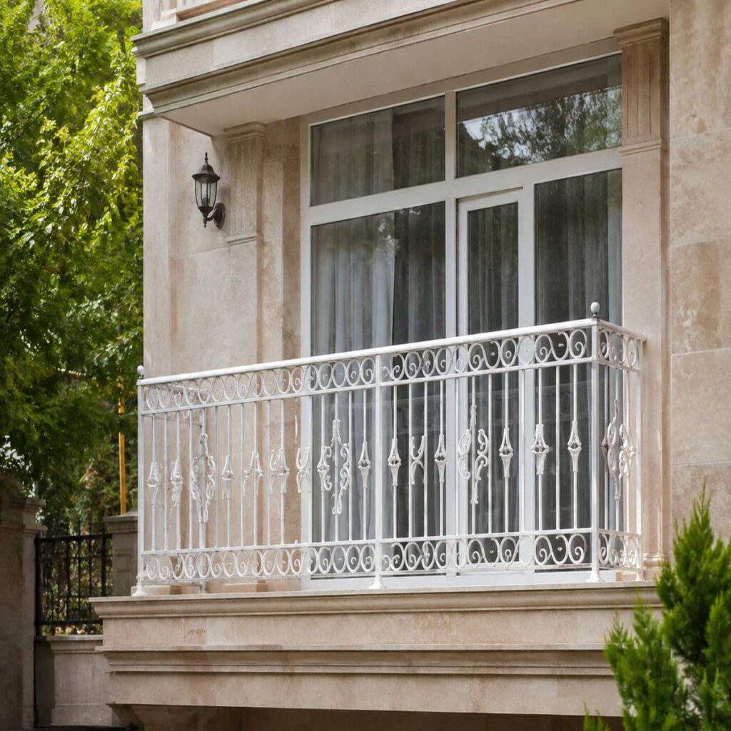 نرده بالکن فلزی سنندج با طراحی مدرن