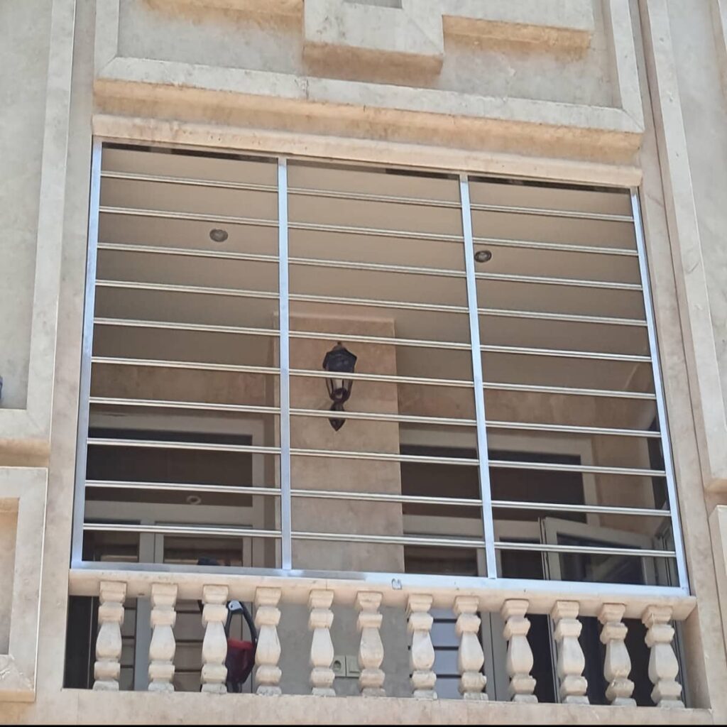نرده تراس استیل مدرن
