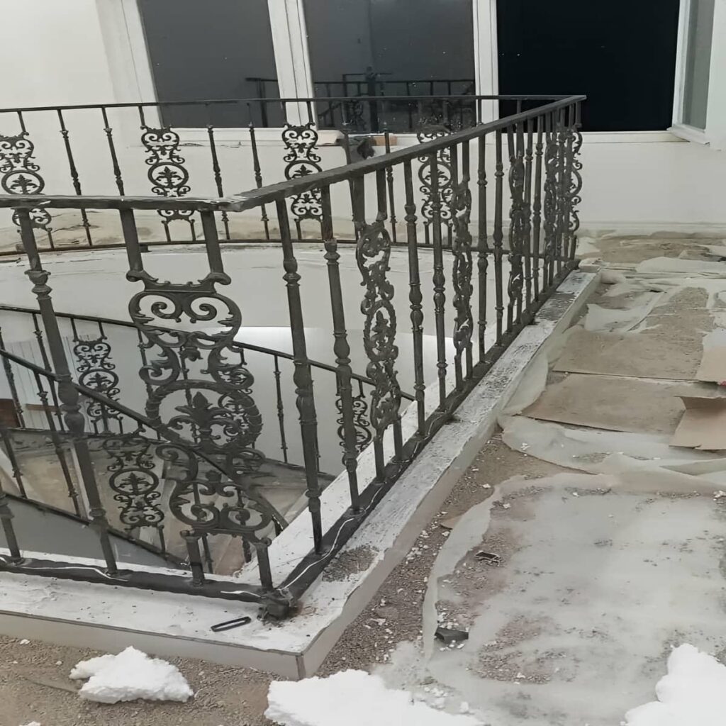 نرده راه پله فلزی مدرن استان ایلام