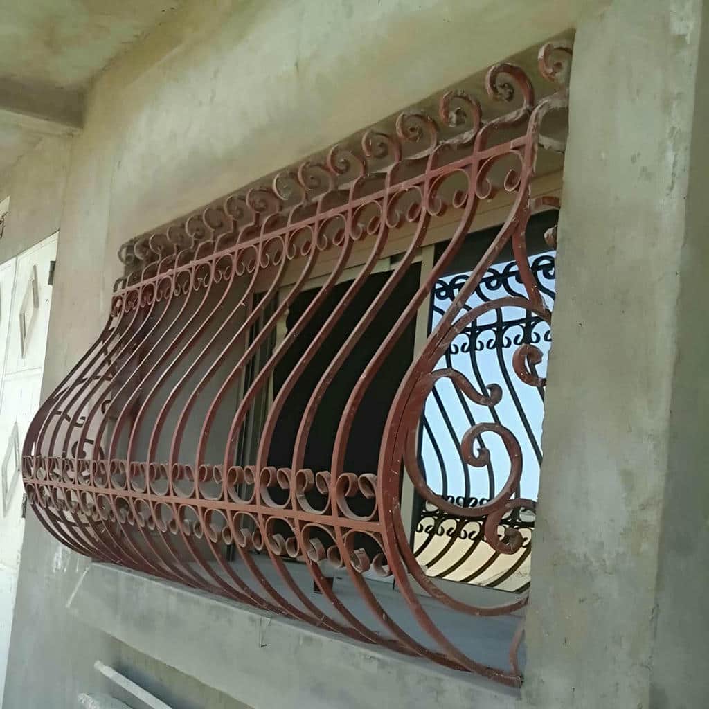نرده پنجره مدرن ساختمان استان خوزستان
