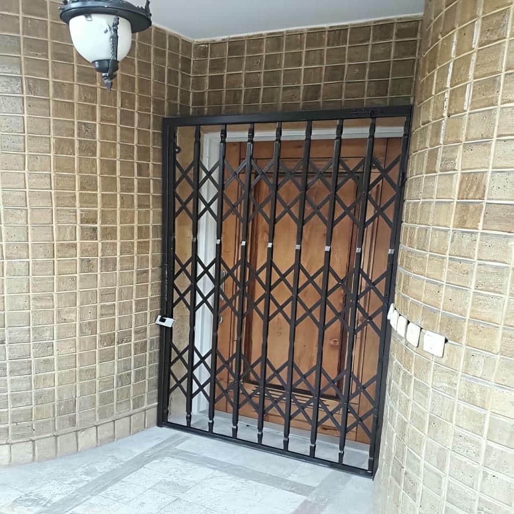 گارد آکاردئونی فلزی با پوشش مقاوم