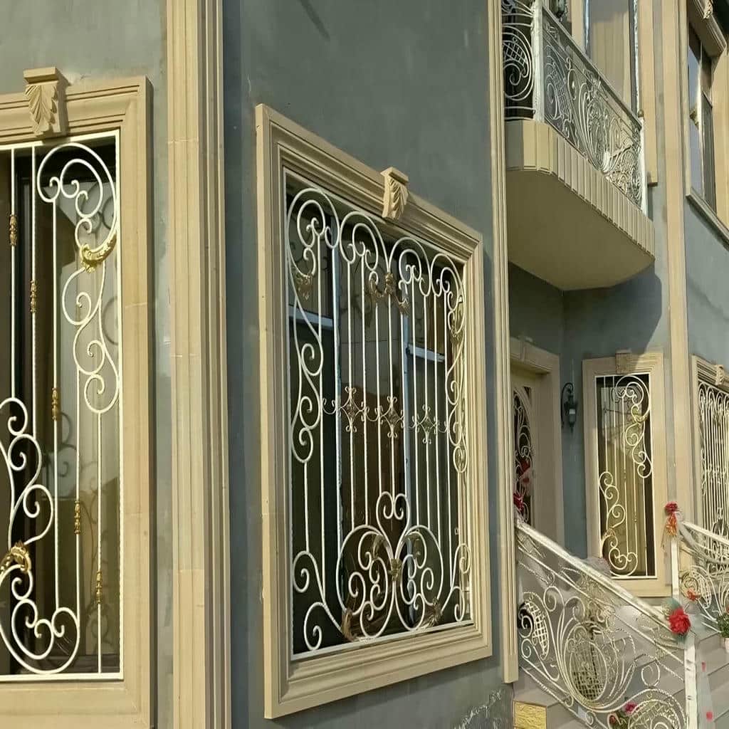 گارد پنجره فلزی برای نمای مدرن گارد پنجره فلزی برای نمای مدرن