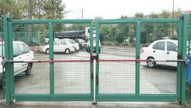 جک درب پارکینگ بیرجند مدل بازویی ورودی خودرو