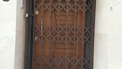 حفاظ درب آکاردئونی فلزی استان سیستان و بلوچستان