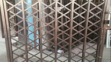 حفاظ درب آکاردئونی فلزی استان هرمزگان
