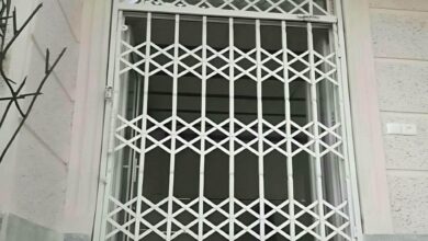 حفاظ درب آکاردئونی فلزی بجنورد