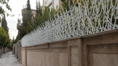 حفاظ دیوار استان آذربایجان غربی مدل شاخ گوزنی فلزی