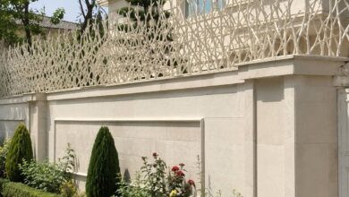 حفاظ دیوار فلزی ارومیه با پوشش رنگ مقاوم