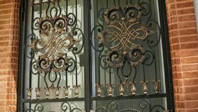 حفاظ پنجره آهنی مشکی زنجان