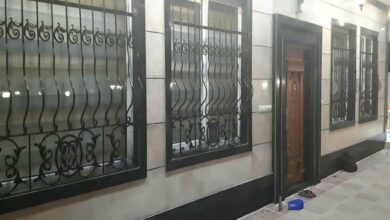 حفاظ پنجره فلزی مشکی استان اصفهان