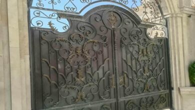 درب حیاط فلزی استان اردبیل