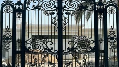 درب حیاط فلزی بوشهر