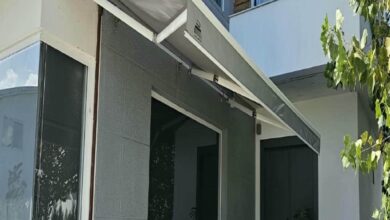 سایبان برقی استان کرمان مدل بازویی