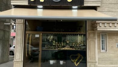 سایبان برقی در استان قم مدل بازویی پارچه‌ای