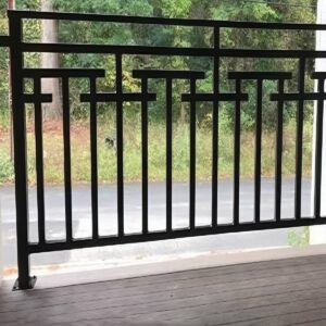 نرده بالکن فلزی استان یزد با طراحی ساده
