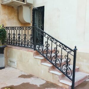 نرده راه پله ارومیه مدل فلزی مدرن
