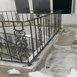 نرده راه پله فلزی مدرن استان ایلام
